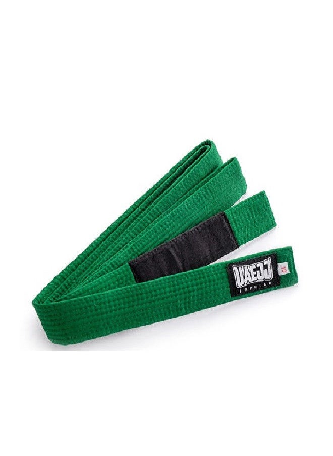 UAEJJ Jiu Jitsu Kimono Karate & Martial Arts Belt For Kids (Green)  - Image 1