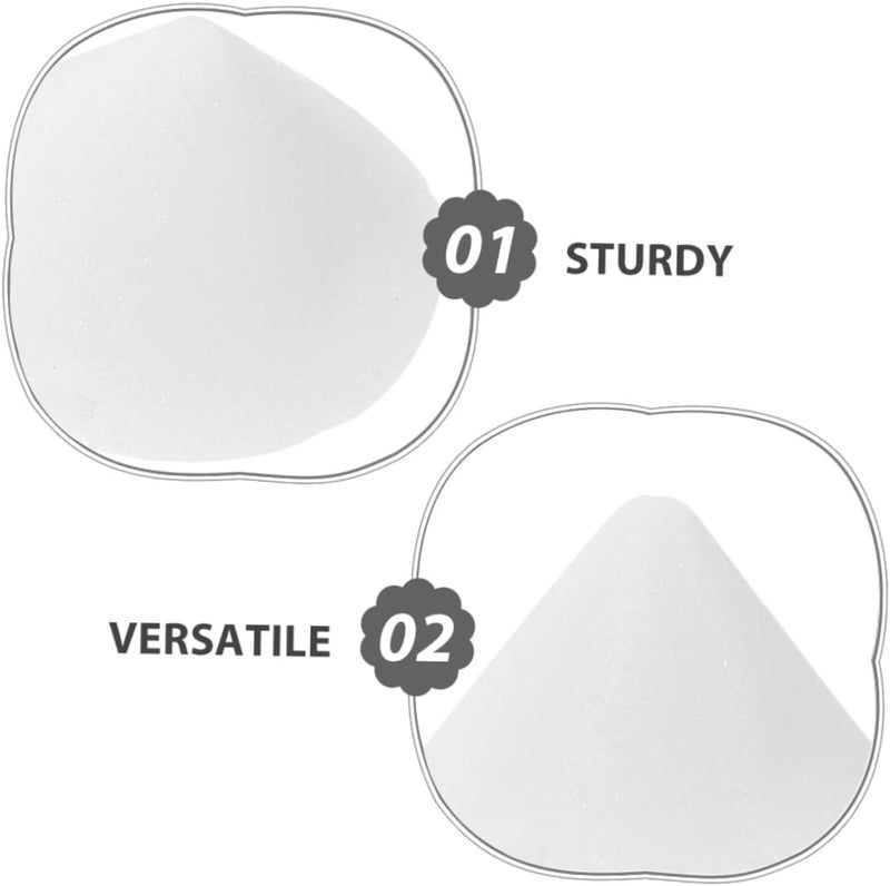 Uonlytech 10pcs White Ceramic Refractory Kiln Nails Heat Resistant Cone Support Tools for Pottery Kiln Glazing and Clay Craft Firing Accessories - Image 3
