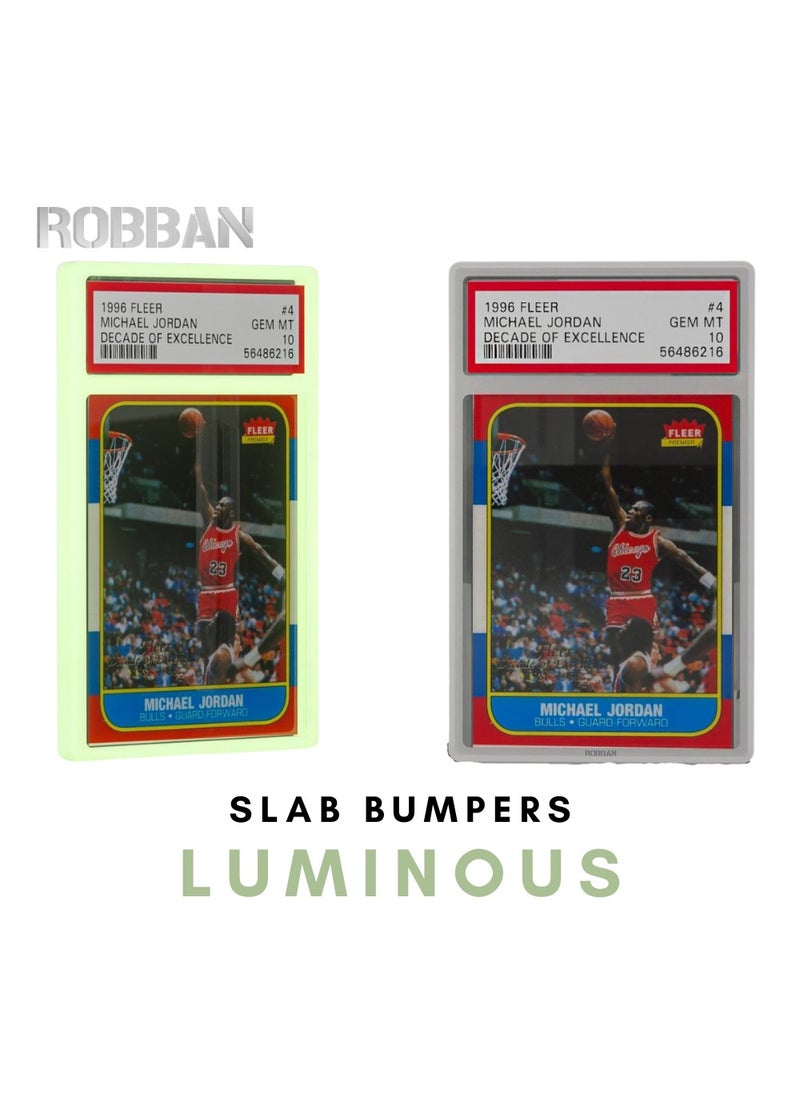 ROBBAN For PSA Graded Card, luminous silicone shell Anti-collision Psa card holde  - Image 1