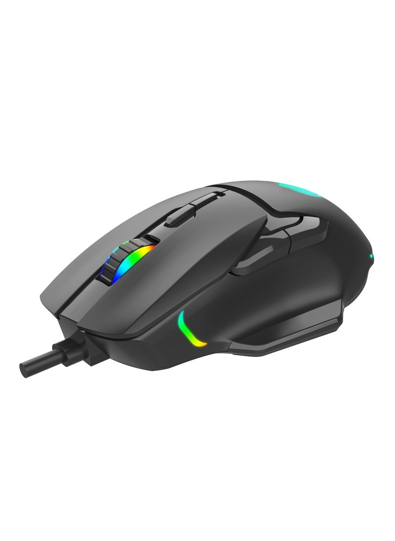 ASA - Wireless Gaming Mouse with High Performance, 7 Buttons, 3 DPI Modes, Rechargeable, Luminescence RGB Color - Image 1