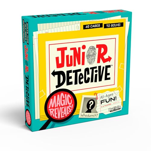 Buffalo Games Junior Detective Game by Buffalo Games Board Games for Kids 610 Family Board Games Mystery Board Game for Kids Cooperative Detective Game Fun Family Games - Image 1