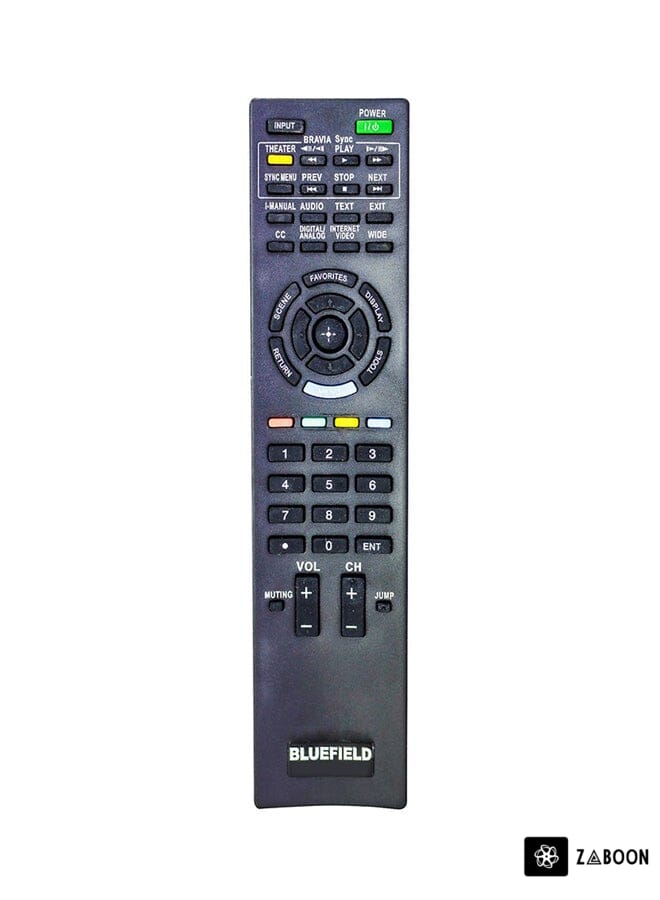 Zaboon Remote Control For Sony LED TV Black