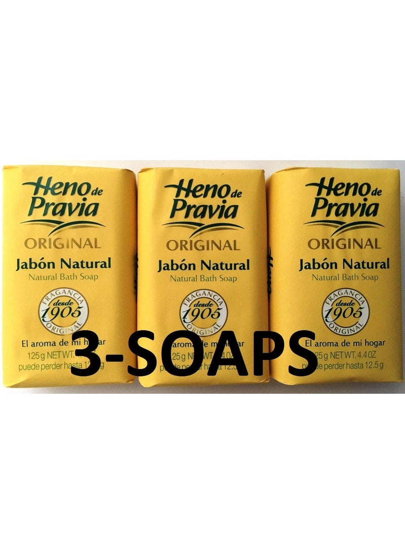 Heno de Pravia Heno de Pravia Natural Bath Soap 4oz 3 Soaps Total 