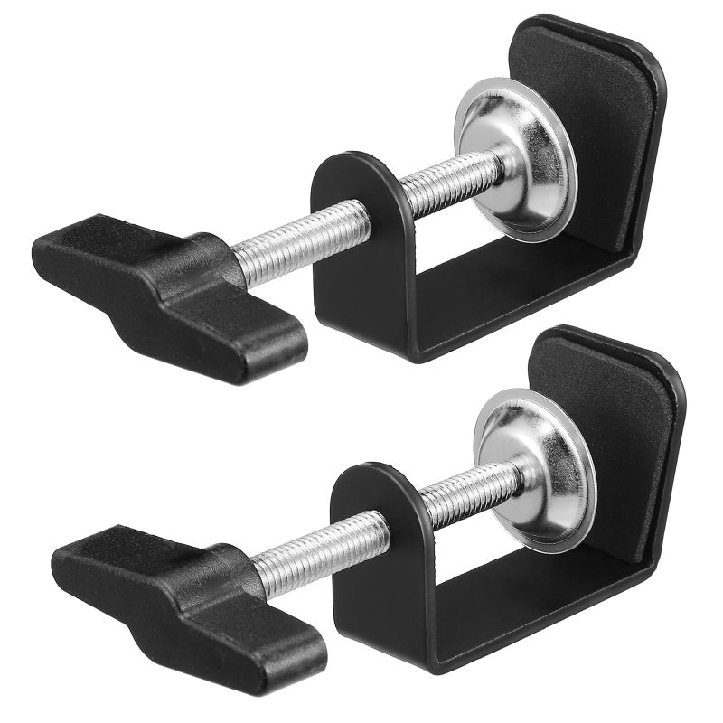 6 Pcs Desk Table Mount Clamps Practical Desk Clamps Retaining Clips - Image 5