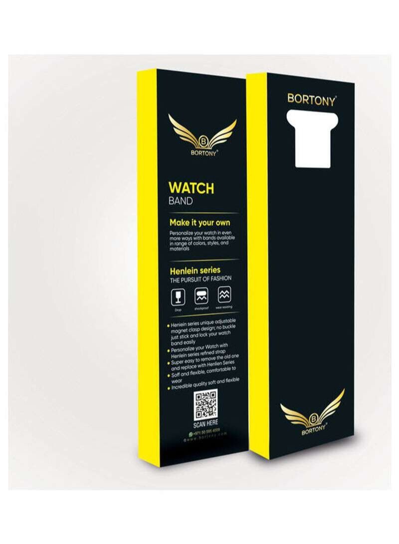 BORTONY Replacement Band For Apple iWatch Series 5/4/3/2/1 42-44mm - Image 3