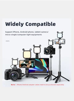 Mic Light BI Color Adjustable 180 degree Dual Mic Rechargeable  Light Video Lighting with color range 2500-9000, 154 lamps, with battery capacity 2000 mAh, 115 gram (Model :SML-V13) - pzsku/Z8D0DEBA910F190BFF691Z/45/_/1709547142/bac55bbe-3da5-4b3f-a7b7-9da676c76f1d