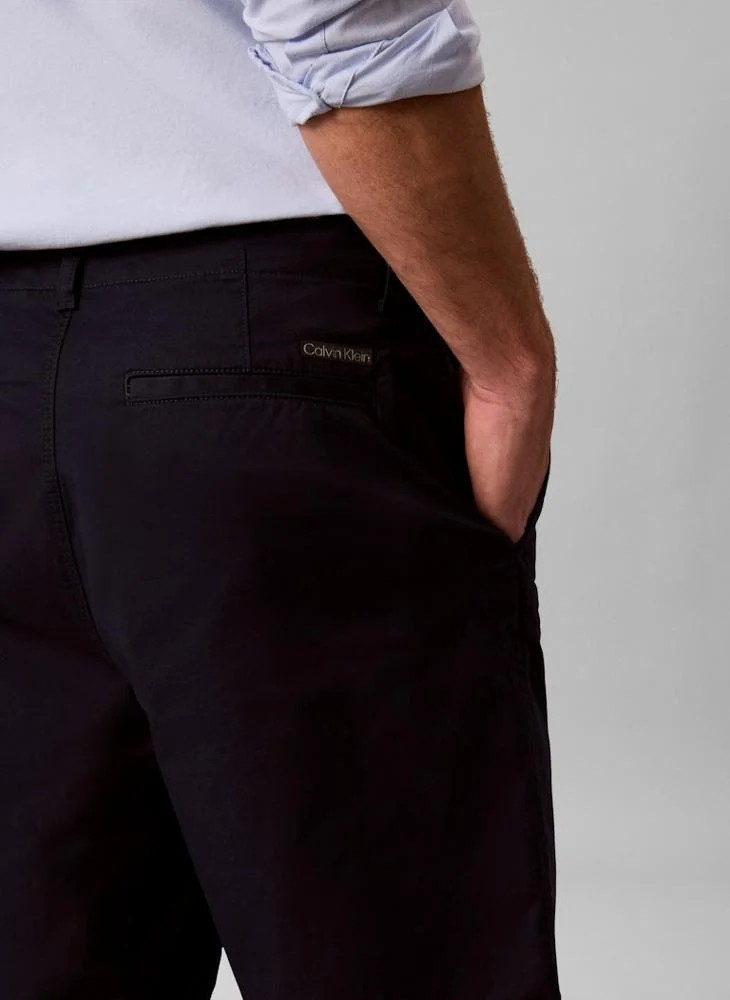 Calvin Klein Jeans Dark Sapphire Straight Chino Shorts for Men | Best Price UAE