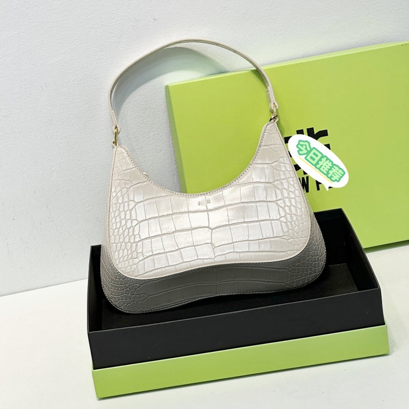 Crocodile Pattern Underarm Bag Niche Design High-Quality Versatile Shoulder Bag Women'S Handbag - Image 3