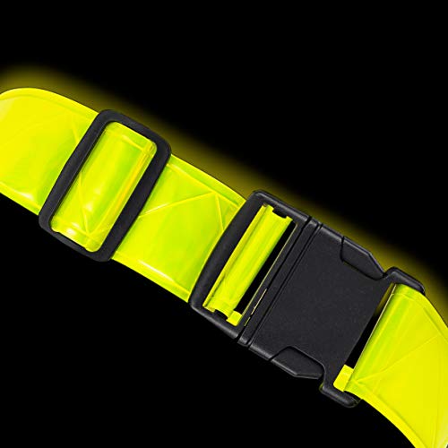 DASHGLOW - 2 Pack - Reflective Glow Belt Safety Gear, Pt Belt, for Running Cycling Walking Marathon Military - Image 4
