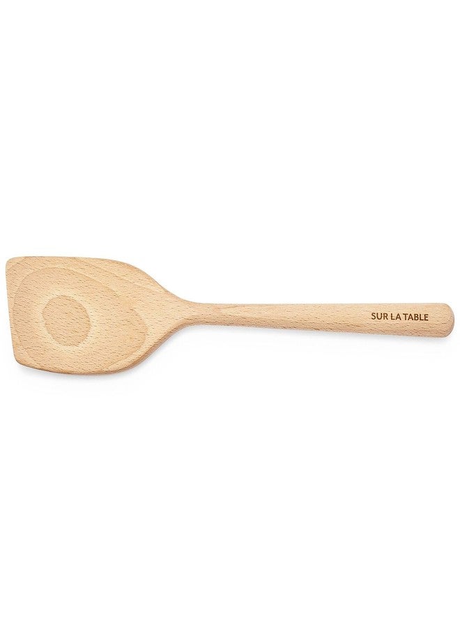 Sur La Table Beechwood Angled Turner, 13", Tan - Image 1