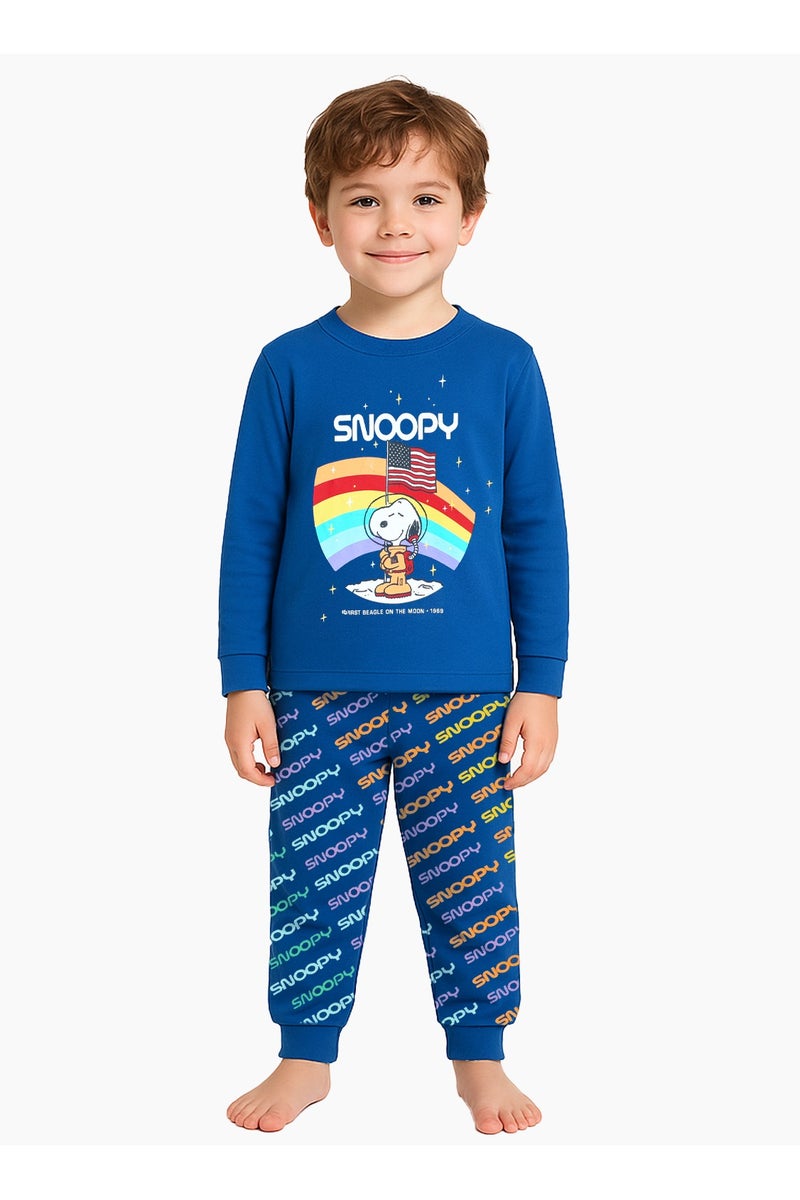 ترو كير بيجامة أطفال أولاد بأكمام كاملة بتصميم سنوبي - Image 1