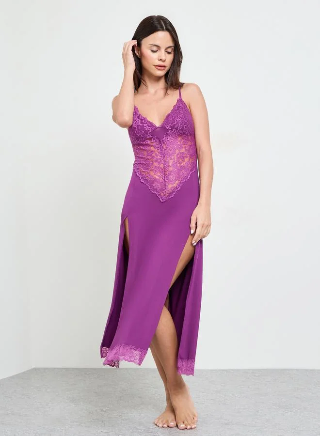 تايك تو Purple Lace Insert Slip
