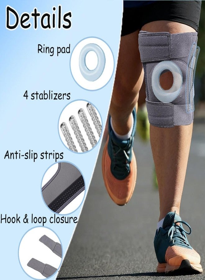 King Mills Extra Large Knee Brace Plus Size for Women & Men, Dark Grey, 4XL - Image 5