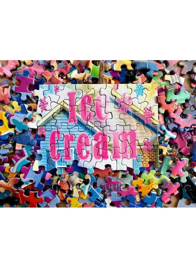 Springbok S 1000 Piece Jigsaw Puzzle Ice Cream Shop Made In Usa - Image 5