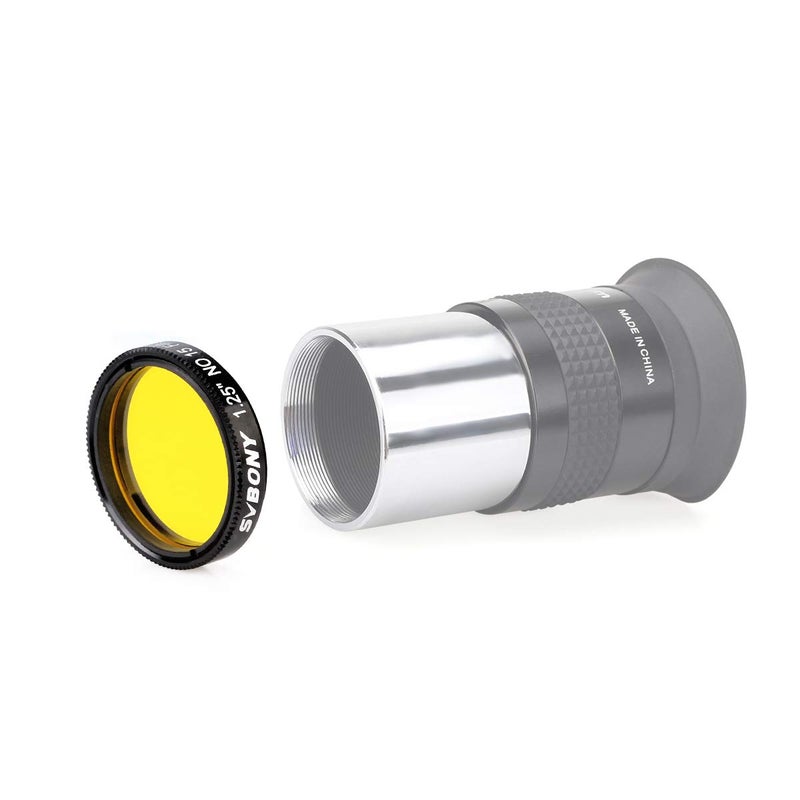 SVBONY SV127 Telescope Filter Eyepiece Filter Set 1.25 Inch for Telescope Eyepiece with Storage Case for Planetary Details Ideal Accessory - Image 4