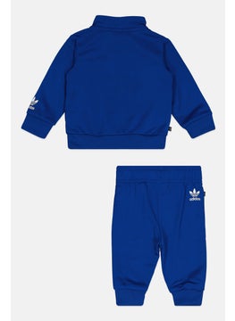 Adidas Toddlers Boy 2 Pieces Brand Logo Outdoor Tracksuit, Blue  - Image 2