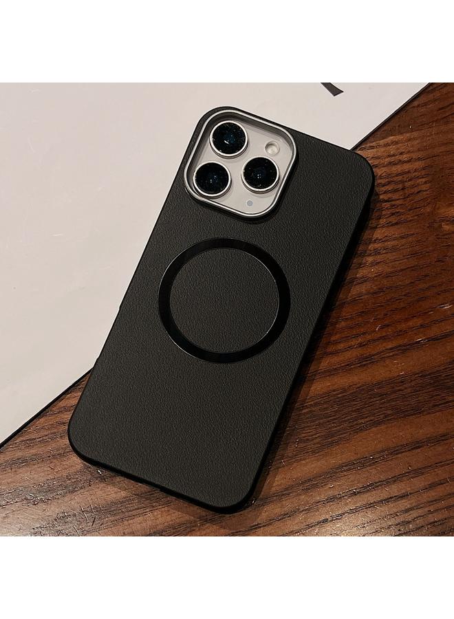 S-TOP Case For iPhone 11 Pro Max Leather Texture Design MagSafe Full Coverage Phone Case - Image 1