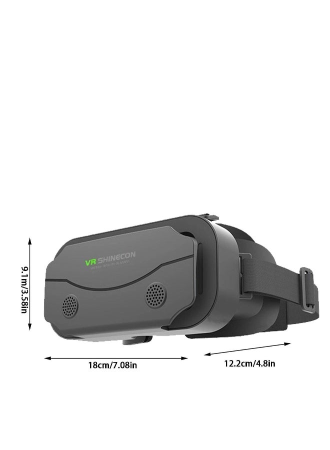 نظارة واقع افتراضي VR نظارات ثلاثية الأبعاد لنظارات الهواتف الذكية نظارات واقع افتراضي VR نظارات ثلاثية الأبعاد خوذات سماعات نظارات VR لألعاب الفيديو على التلفاز متوافقة مع iOS - Image 4