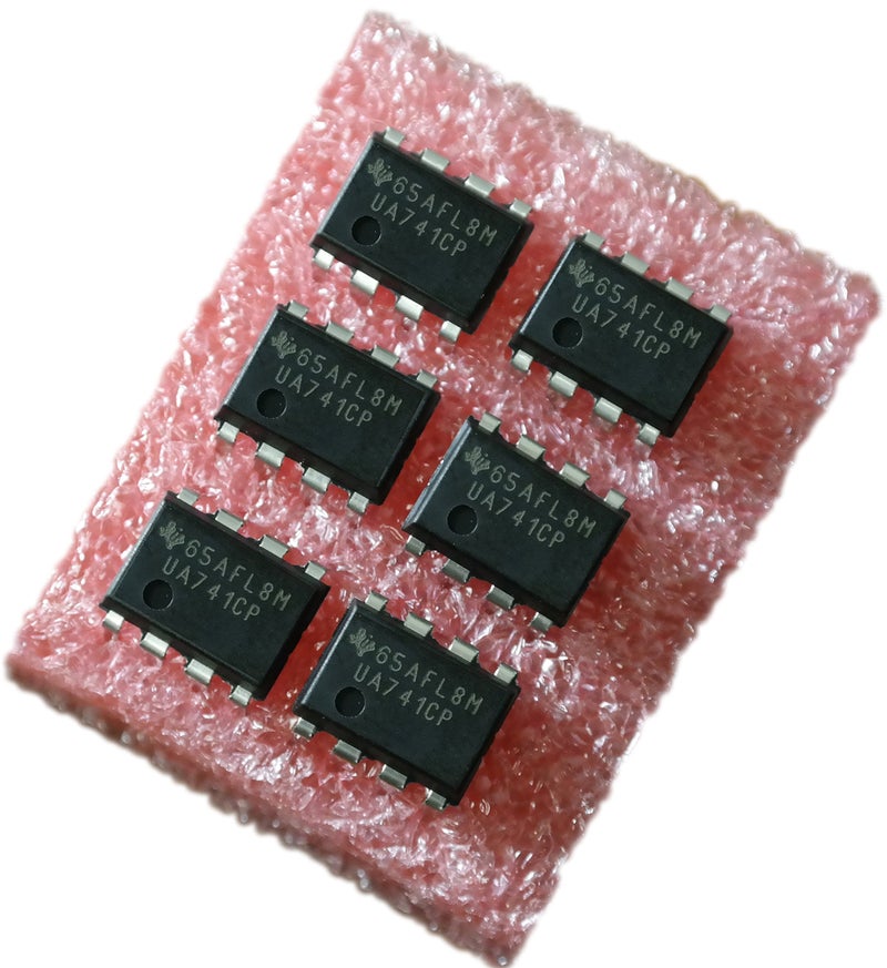 Texas Instruments (( 6 Pieces )) UA741CP IC OPAMP GP 1MHZ SGL LP 8DIP 741 UA741, IC OPAMP GP 1MHZ 8DIP, Linear - Amplifiers - Instrumentation, OP Amps, Buffer Amps - Image 2