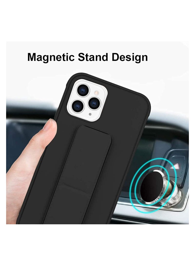 Case Compatible with iPhone 14 Pro Max Case 6.69 inch, Finger Grip Case Car Mount Kickstand Full Body Protection Durable Silicone Case Vertical and Horizontal Multi-stand cover - Image 2