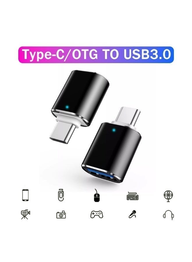 8-Piece USB Adapter Set: Type-C to USB 3.0 & USB-A to Type-C, High-Speed ​​Data Transfer, Aluminum Alloy Design, Multi-Device Compatibility - Image 2