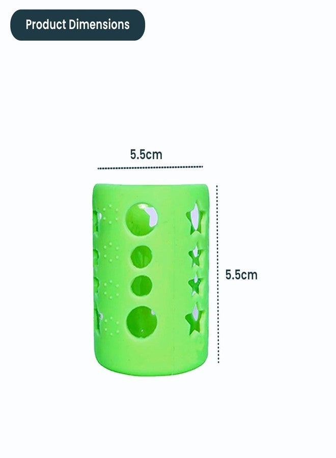 Safe-O-Kid BPA-Free Pure Silicone Bottle Cover – Soft, Non-Toxic, Protective Cover for Baby Bottles, Safe for Little Ones, Durable, Easy to Clean 60 ml, Green - Pack of 1 - Image 4
