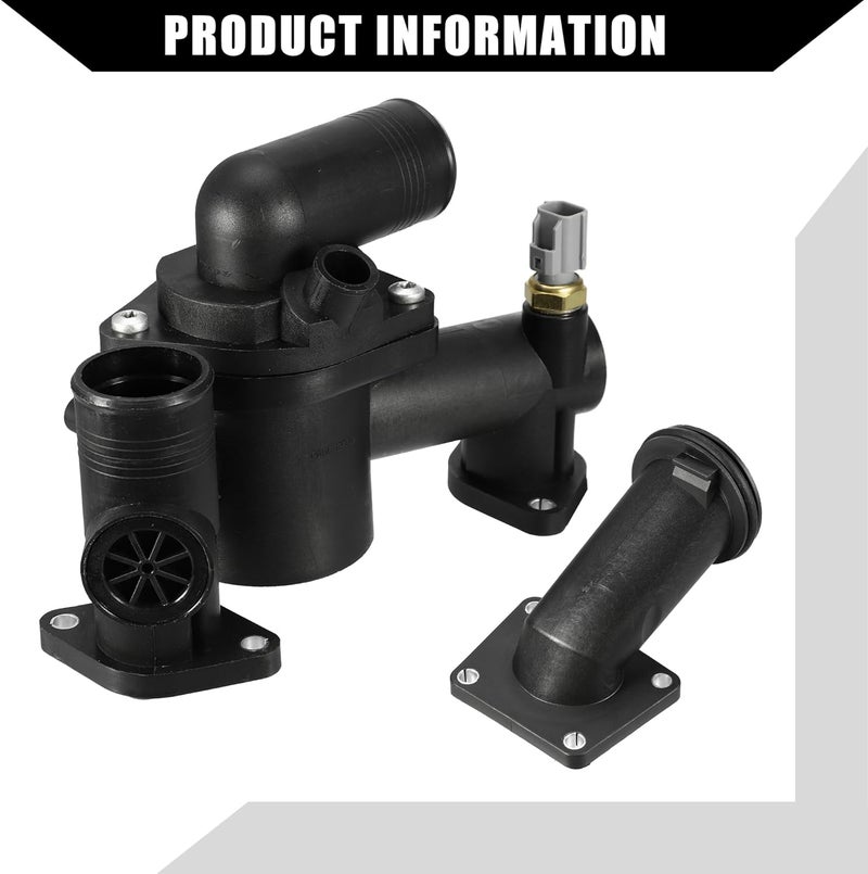 Hihaha Engine Coolant Thermostat Housing for Jaguar XK8 - Image 5