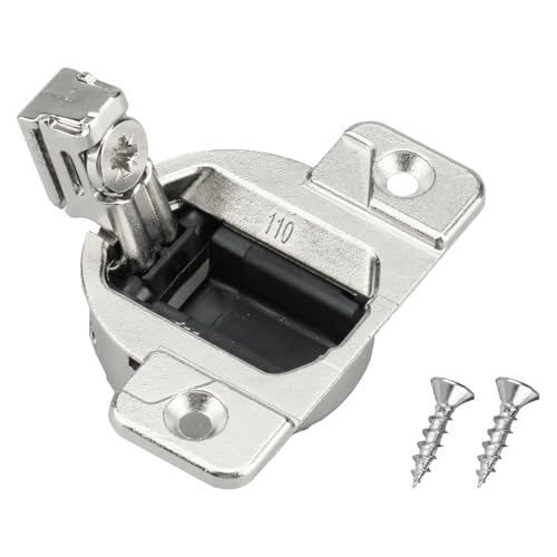 Quini Blum Cabinet Hinge Replacement, 8-Pack,Cabinet Door Hinges Replaces Blum 110 Degree Screw-in Compact 33 Hinge, Hinges for Cabinet Doors (with Screws, Without Mounting Plate) - Image 1