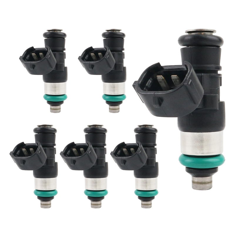 Tivora 6Pcs Fuel Injector 6AW137610100 6AW137610000 Compatible with Yamaha Outboard 200225250300350HP - Image 2