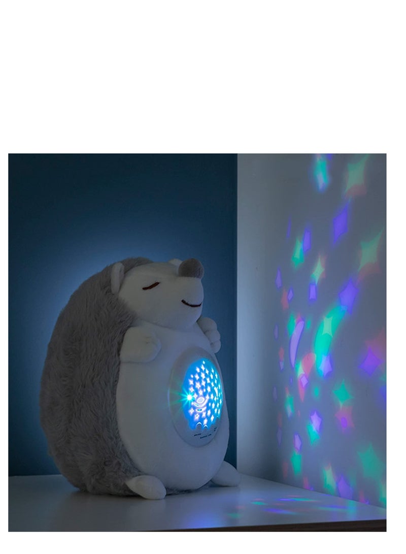 KASTWAVE Baby Sleep Aid, 5 Soothing White Noise Sounds, Music, Gentle Lights, Mini Travel Aid , Suitable for & Toddler Gift (Grey)  - Image 4
