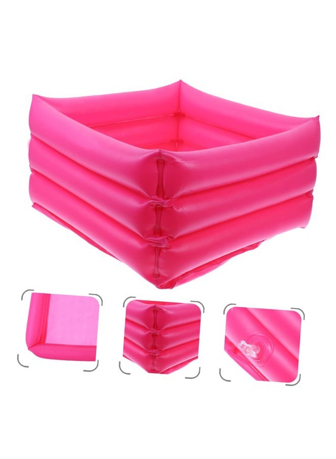 Healeved Foot Bath Tub Soccer Plates Portable Bath Foot Bath Basin Clean Shampoo Inflatable Foot Sink Foot Cleaning Container Cleaning Tool PVC Basin Collapsible Bucket Folding Bucket Bowl - Image 3