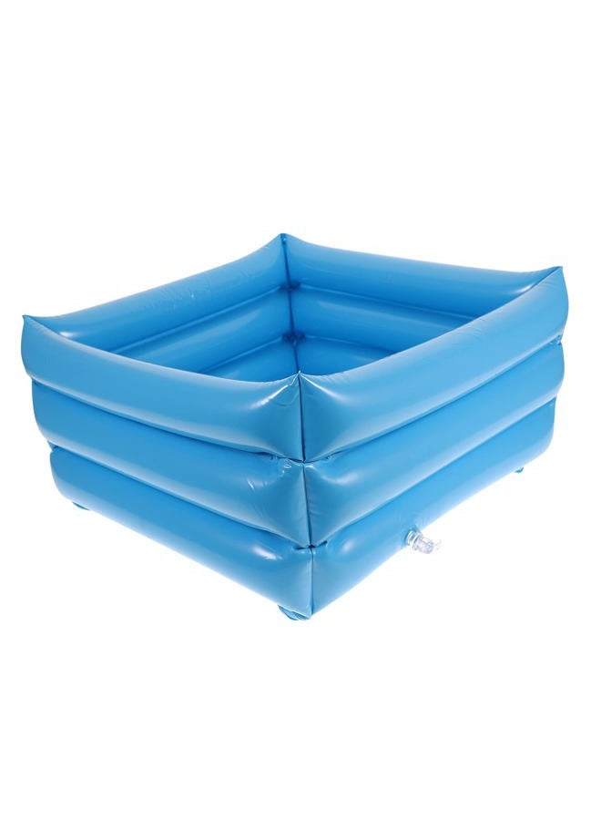 Healeved Foot Bath Tub Soccer Plates Portable Bath Foot Bath Basin Clean Shampoo Inflatable Foot Sink Foot Cleaning Container Cleaning Tool PVC Basin Collapsible Bucket Folding Bucket Bowl - Image 1