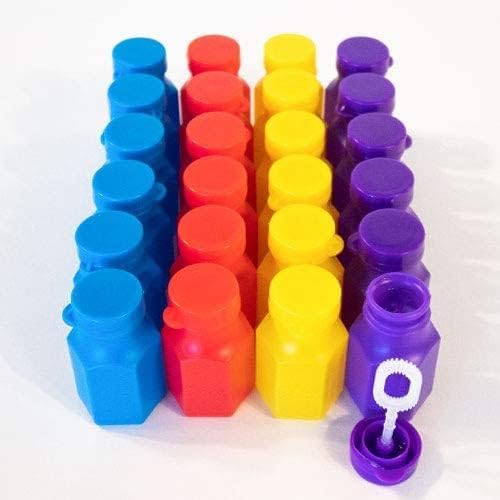 Unique Party Bubbles - 0.6 Oz, Assorted Colors, 24 Pcs - Image 4