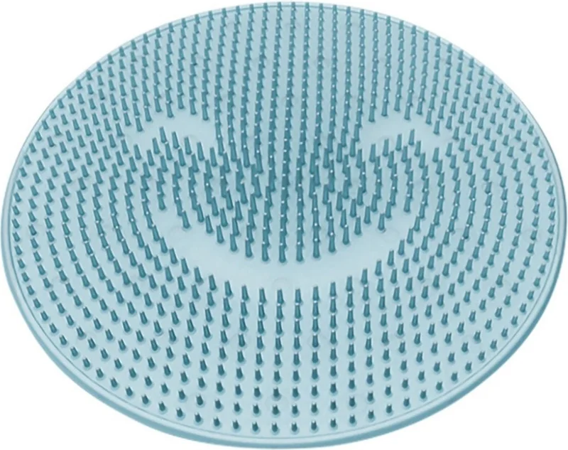 5 دي ام Silicone Brushed Bath Massage Mat and Heel Massage Mat for Feet