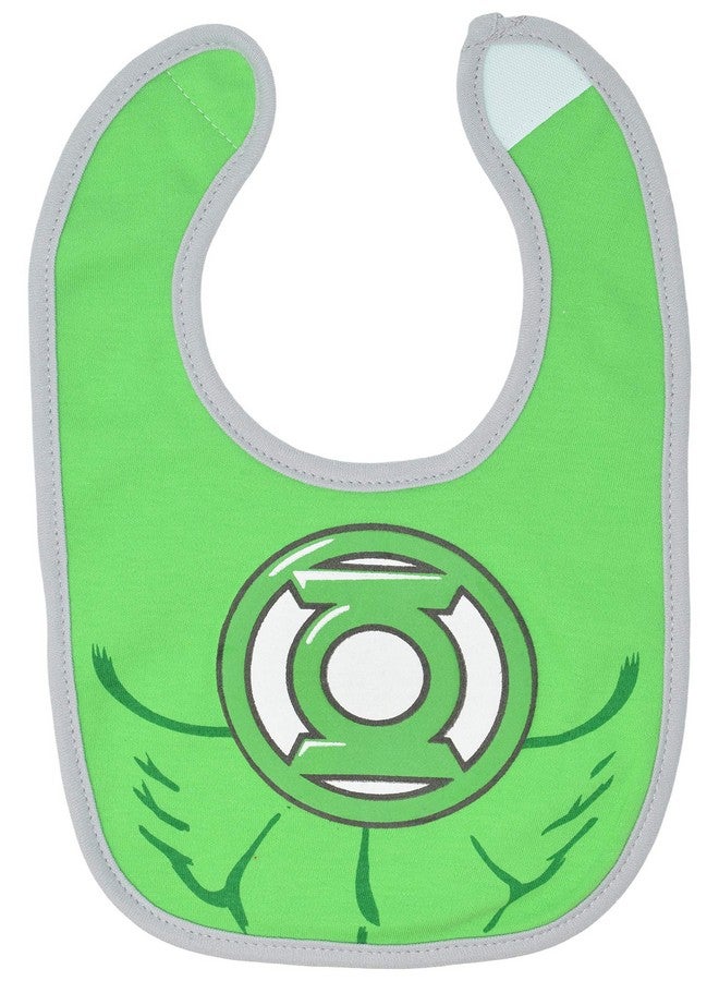 Warner Bros Justice League Baby Boys 6 Pack Bibs Superman Batman Flash Aquaman Green Lantern - Image 3