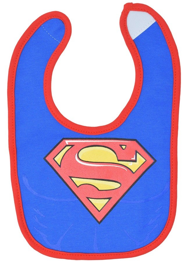 Warner Bros Justice League Baby Boys 6 Pack Bibs Superman Batman Flash Aquaman Green Lantern - Image 5