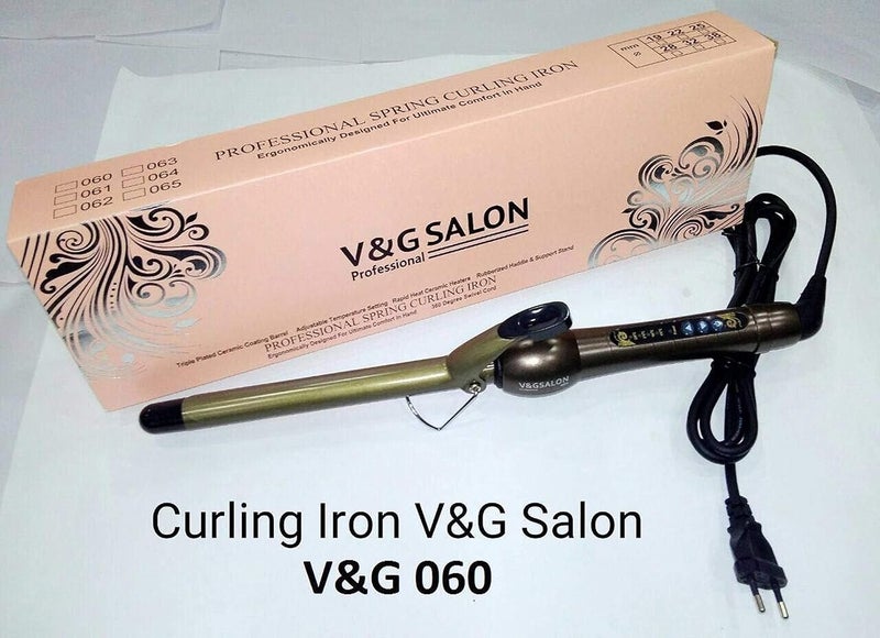 Veentus Professional Hair Curler Iron Rod Brush Styler for Women Professional Hair Curler Tong with Machine Stick and Rolle (Black) - Image 5