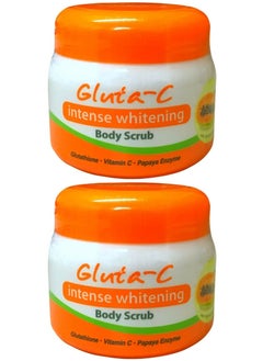 GLUTA C Two Pieces Of Intense Whitening Body Scrub 120x2 g  - Image 1
