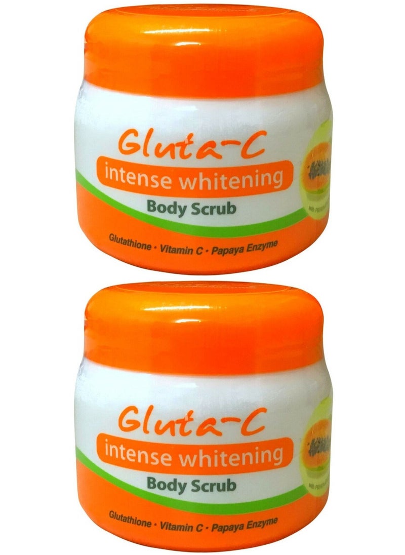 GLUTA C Two Pieces Of Intense Whitening Body Scrub 120x2 g  - Image 1