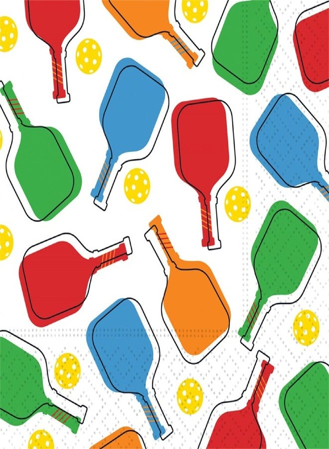 Design Design Pickleball Party Napkins: 40 Count - 2 Packs of 20CT 3-Ply Cocktail Napkins in 2 Designs - Image 4