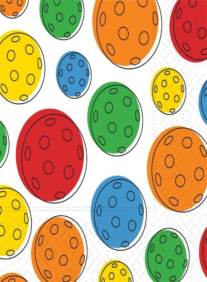 Design Design Pickleball Party Napkins: 40 Count - 2 Packs of 20CT 3-Ply Cocktail Napkins in 2 Designs - Image 3