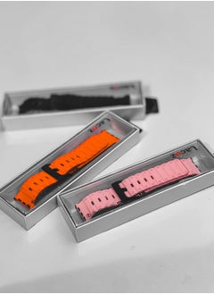 Lacoz Lacoz Silicon Magnetic Smart Watch Straps Suitable For 42/ 44/ 45/ 46/ 49mm Smart Watches Pack of 8  - Image 3