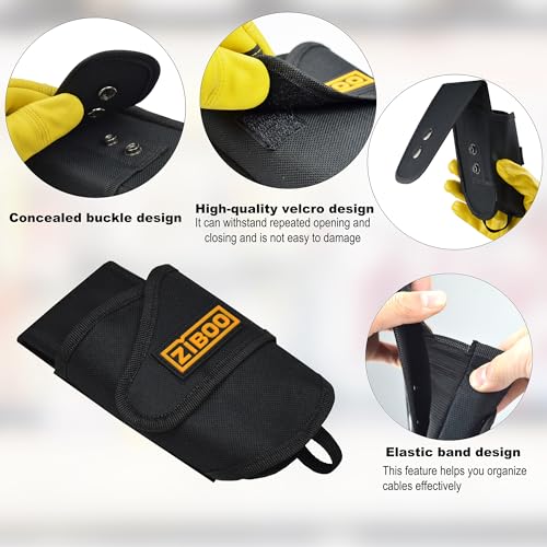 ZIBOO C30 Rugged Fabric Holster Compatible with Fluke T6-1000 T6-600 T5-H5-1AC H-T6 - Image 2