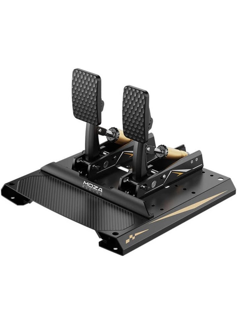 موزة دواسات MOZA CRP2 لخلايا التحميل - ألومنيوم عالي الجودة، ولوح كعب من ألياف الكربون، وخلية تحميل 200 كجم + مستشعر زاوية، وانحناء دواسة قابل للتعديل بالكامل | RS066 - Image 3