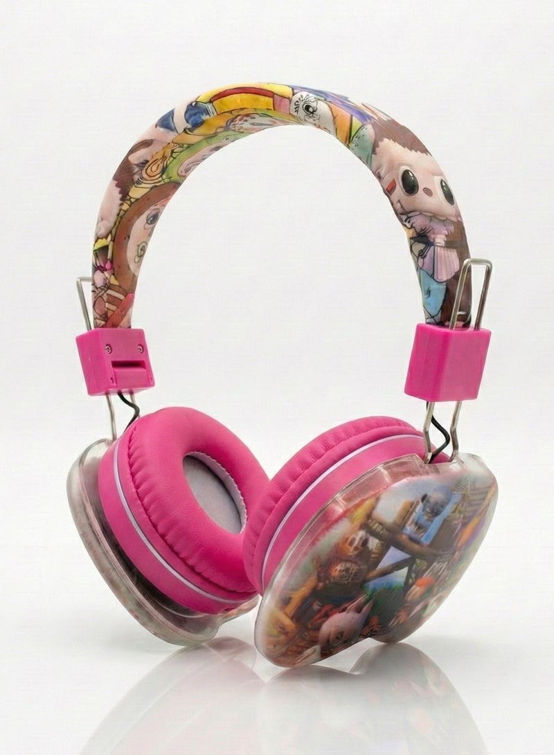 Portbae Kids Wireless Foldable Over-Ear Headphones AH-906G3 ,Comfortable wireless headphones for kids with over-ear design, clear sound, and a lightweight build—perfect for school, learning, and entertainment. - Image 1
