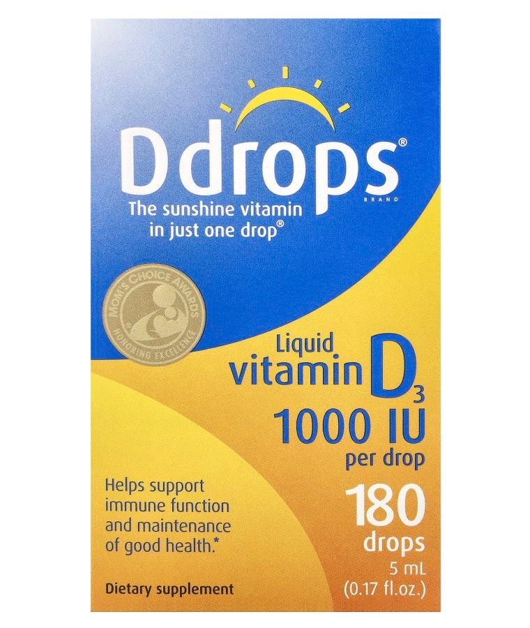 Liquid Vitamin D3 1000 IU 0.17 fl oz (5 ml)
