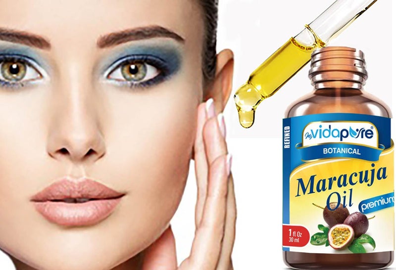 MYVIDAPURE MARACUJA OIL Passion Fruit WILD GROWTH 100 PURE 1 Floz 30 ml For Skin Face Hair Lip and Nail Care - Image 5