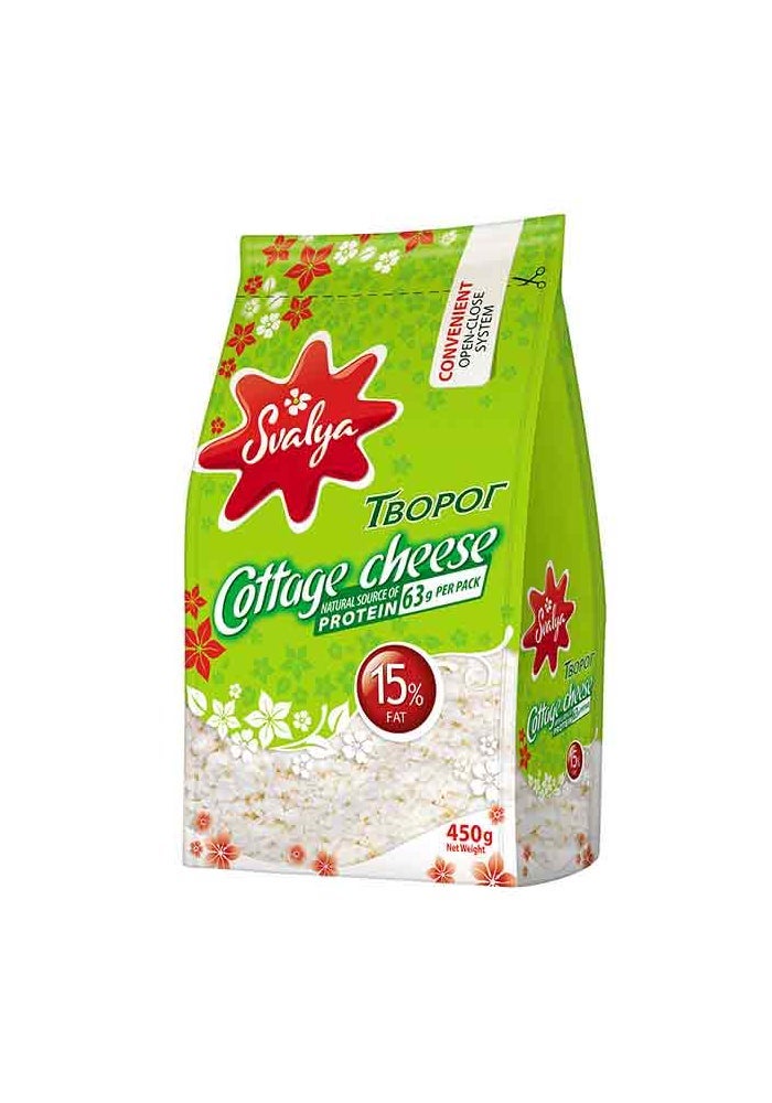Cottage Cheese, 15% Fat - 450g, Lithuania