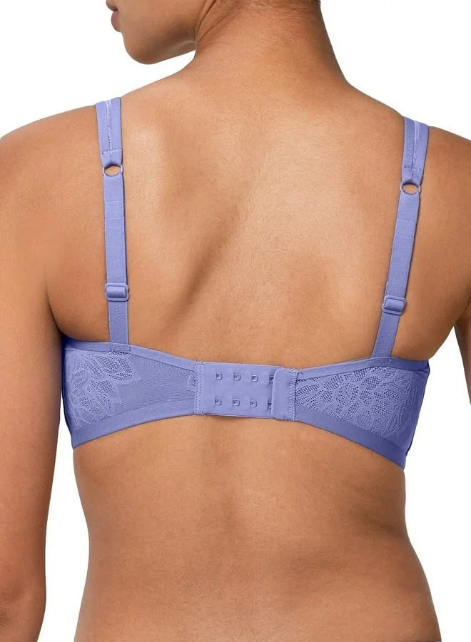 ترايامف Triumph Women's Polyamide Wire Free Casual T-Shirt Bra (110-583_Purple_L)
