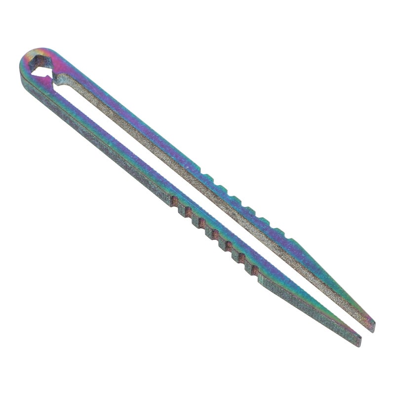 Titanium Alloy Mini Tweezers Compact Splinter Removal Tool For Camping Survival - Image 2
